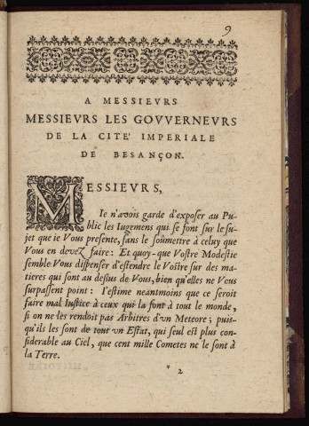 Histoire des comètes qui ont paru depuis peu sur nostre horizon : l'un, sur la fin de l'année dernière et l'autre au commencement de la présente ; avec leur observation, figure & pronostic, par un mathématicien du temps.