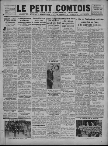 05/07/1939 - Le petit comtois [Texte imprimé] : journal républicain démocratique quotidien