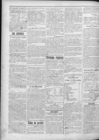17/11/1898 - La Franche-Comté : journal politique de la région de l'Est