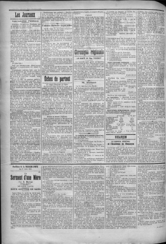 28/08/1895 - La Franche-Comté : journal politique de la région de l'Est