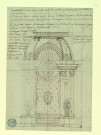 Décor pour l'opéra de "Nadir". Projet de décor de théâtre / Pierre-Adrien Pâris , [S.l.] : [P.-A. Pâris], [1700-1800]