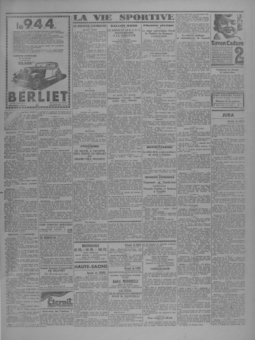 23/04/1933 - Le petit comtois [Texte imprimé] : journal républicain démocratique quotidien