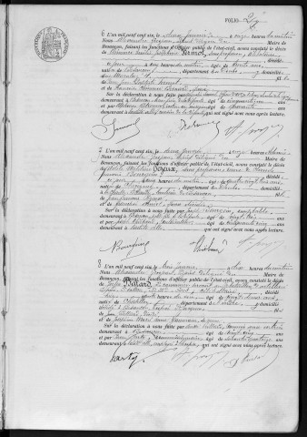 Registre des décès, 1906