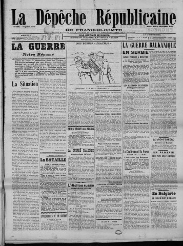 22/12/1915 - La Dépêche républicaine de Franche-Comté [Texte imprimé]