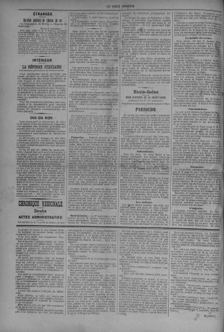 04/09/1883 - Le petit comtois [Texte imprimé] : journal républicain démocratique quotidien