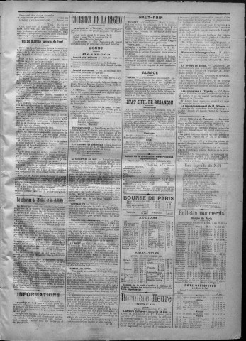 11/11/1887 - La Franche-Comté : journal politique de la région de l'Est