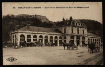 Besançon - Besançon-les-Bains - Gare de la Mouillère et Fort de Beauregard. [image fixe] , Besançon : Etablissements C. Lardier - Besançon, 1904/1930