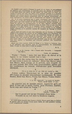 03/1953 - Bulletin / Société des amis de Léon Deubel