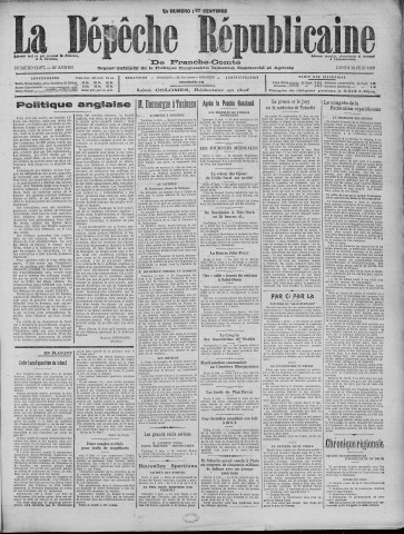 10/06/1929 - La Dépêche républicaine de Franche-Comté [Texte imprimé]