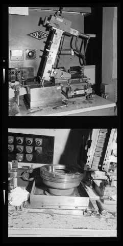 39MDT218 - Outils et machines marquées Lip ou SOC : négatif (noir et blanc).