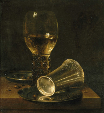 Nature morte à la timbale renversée