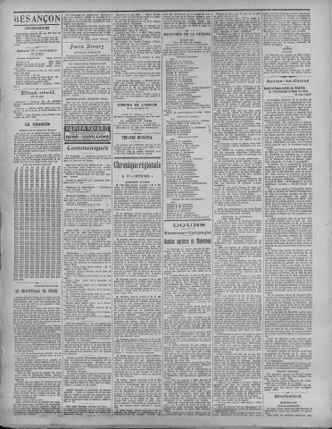 16/05/1923 - La Dépêche républicaine de Franche-Comté [Texte imprimé]