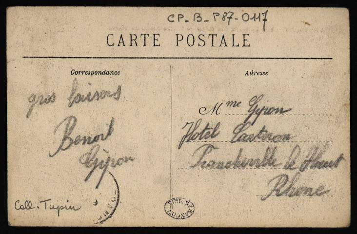 Besançon. Vue générale des Quais et de la rive droite du Doubs [image fixe] : A. et H. C., 1904/1912