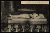 Eglise de Saint-Ferjeux. Le Christ mort, du sculpteur bisontin Just Becquet [image fixe] , 1904/1930
