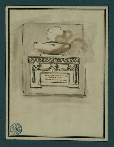 Urne funéraire antique , [S.l.] : [s.n.], [1700-1800]