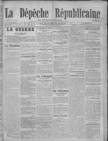 04/05/1918 - La Dépêche républicaine de Franche-Comté [Texte imprimé]