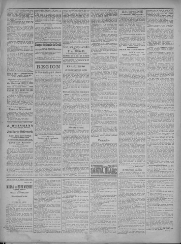 08/01/1920 - La Dépêche républicaine de Franche-Comté [Texte imprimé]