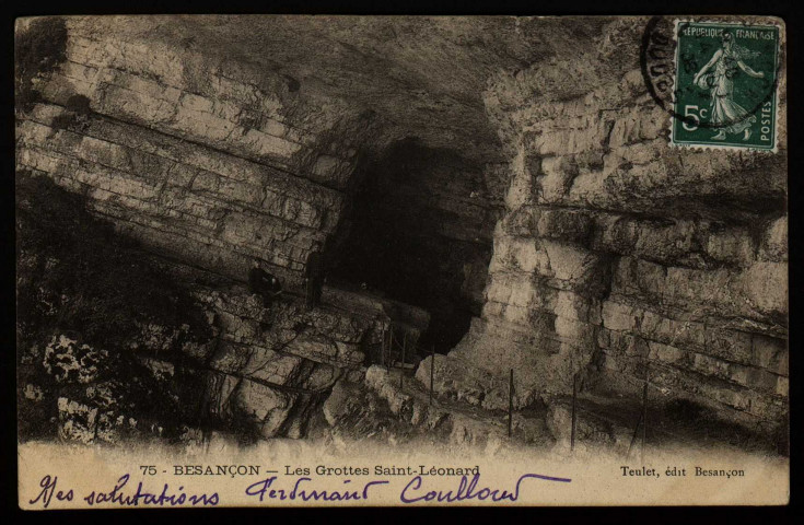 Besançon - Besançon - Les Grottes Saint-Léonard. [image fixe] , Besançon : Edit. L. Gaillard-Prêtre - Besançon, 1912/1920