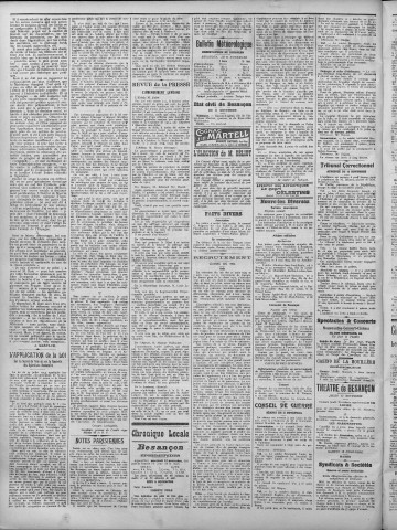 12/11/1913 - La Dépêche républicaine de Franche-Comté [Texte imprimé]