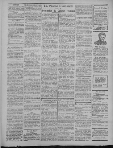 16/01/1922 - La Dépêche républicaine de Franche-Comté [Texte imprimé]