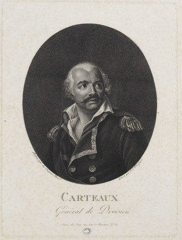 Carteaux, général de division [image fixe] / gravé par J. J. F. Tassaert  ; dessiné par la Citoyenne Boze , A Paris : chez Jean, 1785