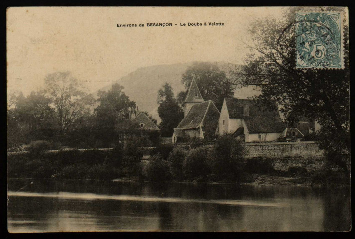 Environs de Besançon - Le Doubs à Velotte [image fixe] , 1904/1905