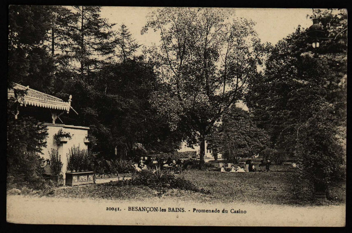 Besançon. - Promenade du Casino [image fixe] , Strasbourg : Cartes " La Cigogne ", 1904/1930