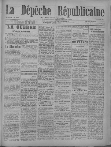 14/06/1918 - La Dépêche républicaine de Franche-Comté [Texte imprimé]