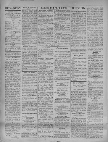 12/02/1921 - La Dépêche républicaine de Franche-Comté [Texte imprimé]