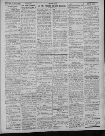25/07/1921 - La Dépêche républicaine de Franche-Comté [Texte imprimé]