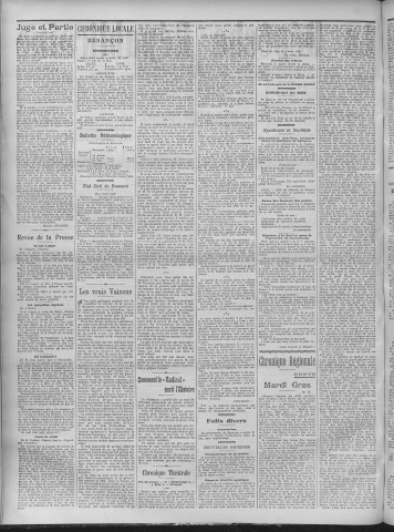03/03/1908 - La Dépêche républicaine de Franche-Comté [Texte imprimé]