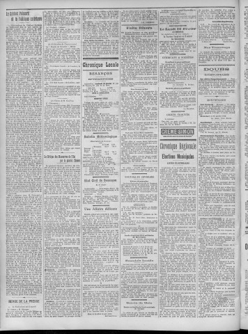 19/01/1912 - La Dépêche républicaine de Franche-Comté [Texte imprimé]