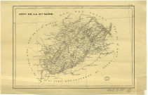 Département de la Haute-Saône. 1 degré. [Document cartographique] , 1850/1900