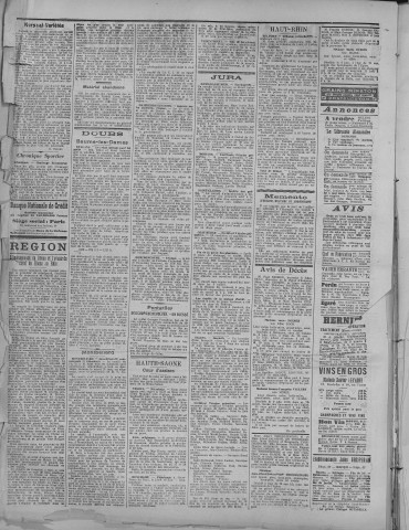 09/06/1919 - La Dépêche républicaine de Franche-Comté [Texte imprimé]