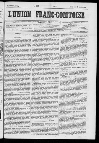 09/09/1875 - L'Union franc-comtoise [Texte imprimé]