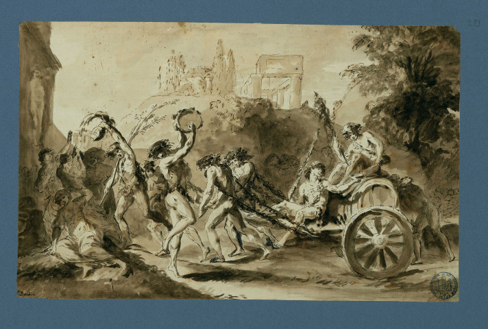 Retour des vendangeurs / Jean-Hippolyte Bardin , [S.l.] : [J.-H. Bardin], [1700-1800]