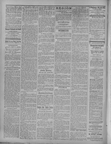19/09/1919 - La Dépêche républicaine de Franche-Comté [Texte imprimé]