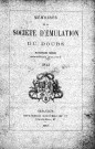 01/01/1912 - Mémoires de la Société d'émulation du Doubs [Texte imprimé]