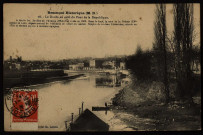 Le Doubs en aval du Pont de la République [image fixe] , Besançon : Cliché Ch. Leroux, 1910/1915
