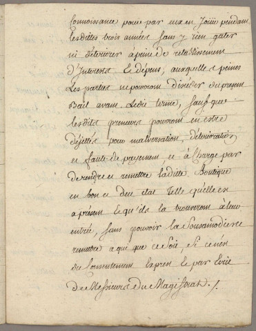 Pont de Battant et arc de triomphe :
- Acensements par la Ville et baux à loyer des maisons et boutiques construites sur le grand pont de Besançon (1314-1790).
- Pièces relatives à la dégradation de l'arc de triomphe élevé en 1676 à la gloire de Louis XIV sur le pont Battant (1741), à sa réparation aux frais de l'Etat (1743), à sa cession à la Ville à charge d'entretien (1747) et à la location de deux boutiques placées en dessous et à sa démolition (1776).