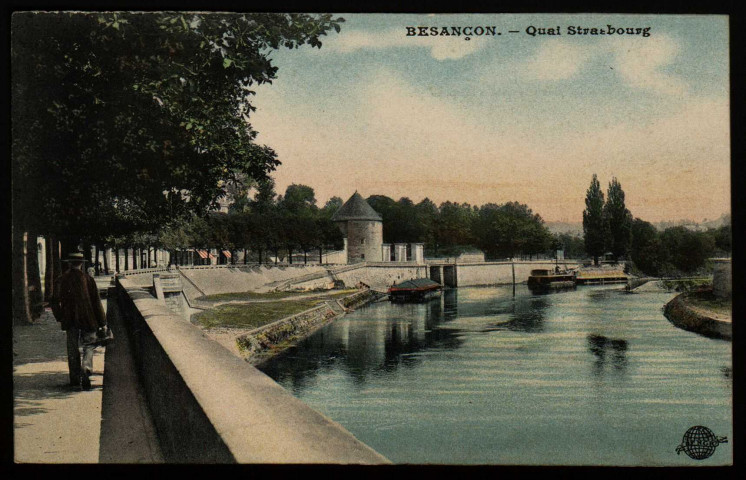 Besançon. Quai de Strasbourg [image fixe] , Besançon : S.F.N.G.R., 1904/1930