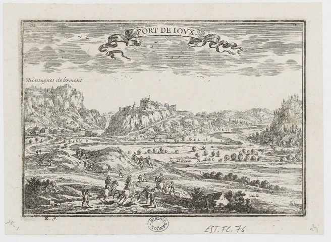 Fort de Ioux [Joux] [estampe] / R.D. fecit , [S.l.] : [s.n.], [1600-1699]