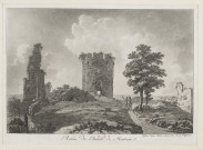 Ruines du château de Montron [estampe] / dessiné d'après nature et gravé par M. F. Wulfcrona , [S.l.] : [s.n.], [1800-1899]