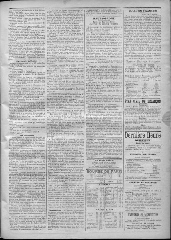 31/10/1889 - La Franche-Comté : journal politique de la région de l'Est