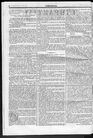 08/01/1846 - L'Impartial [Texte imprimé] : feuille politique, littéraire et commerciale de la Franche-Comté