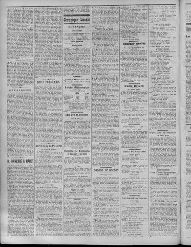 31/07/1912 - La Dépêche républicaine de Franche-Comté [Texte imprimé]
