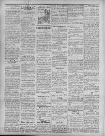 09/04/1923 - La Dépêche républicaine de Franche-Comté [Texte imprimé]