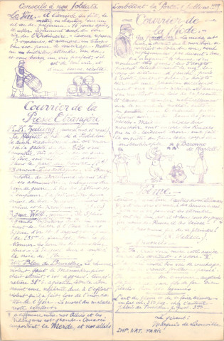 10/01/1915 - Le Petit Voisognard : organe bi-hebdomadaire du 369e terrassiers