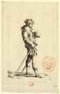 Jeune homme armé d'une épée et d'un bâton [Image fixe] / par SR [Salvator Rosa], Denon , 1747/1825