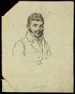 Antoine-François Bonvalot, professeur et poète. Buste légèrement tourné à droite, regardant de face [dessin] , [S.l.] : [s.n.], [1800-1899]
